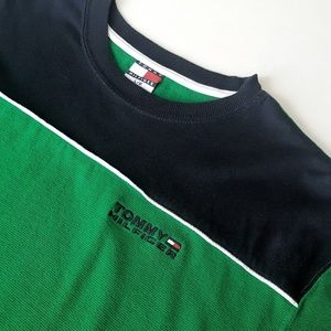 Tommy Hilfiger Green and BlueT-shirt